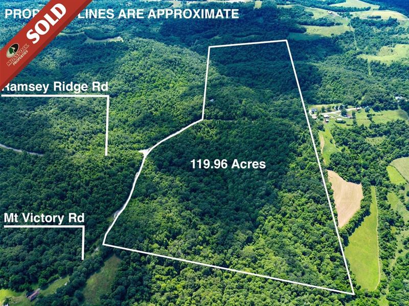 Ramsey Ridge Rd, 119 Acres, Belmo : Jacobsburg : Belmont County : Ohio