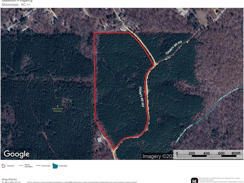 CR 323 23 Acres : Iuka : Tishomingo County : Mississippi