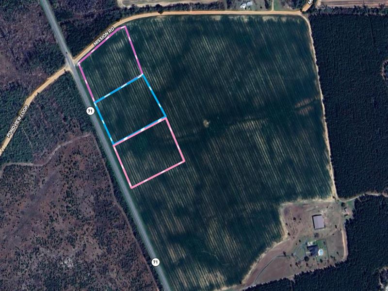 3- 4.16 Acre Tracts- Hwy 71/Mission : Marianna : Jackson County : Florida