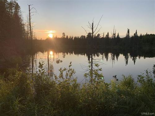 Pure Seclusion River Frontage : Republic : Iron County : Michigan