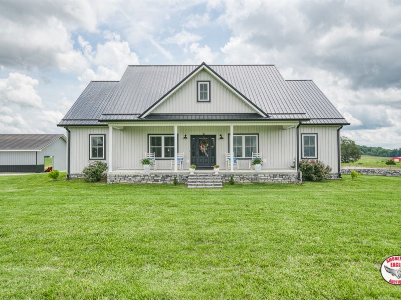 Prime 430 +/- Ac Farm & Custom Home : Monticello : Wayne County : Kentucky