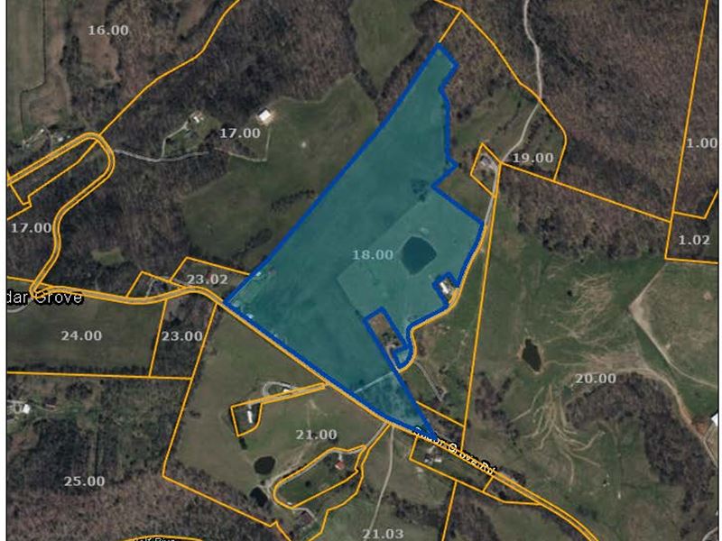 44.66 /- Acres with Improvements : Pall Mall : Pickett County : Tennessee