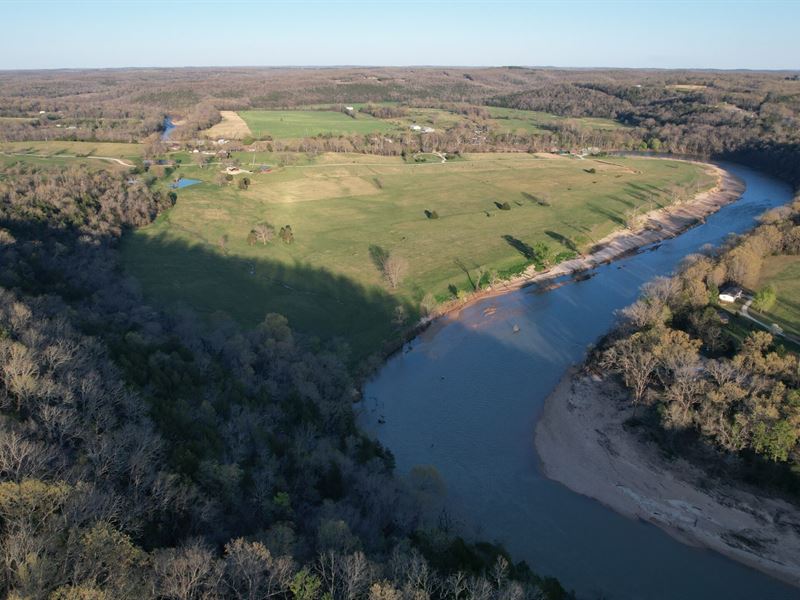 River Overlook : Tecumseh : Ozark County : Missouri