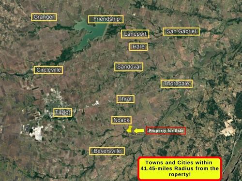 91.76 Acres Coupland, TX Lot : Coupland : Williamson County : Texas