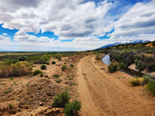 5.32 Acre Mountain Lot with Canal : Blanca : Costilla County : Colorado
