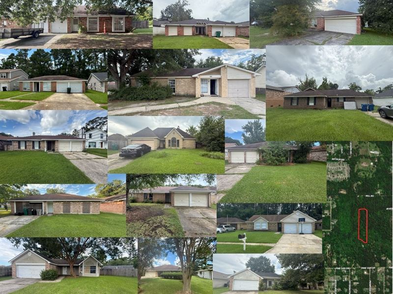 14 Single Family Homes & 1 Lot : Slidell : Saint Tammany Parish : Louisiana