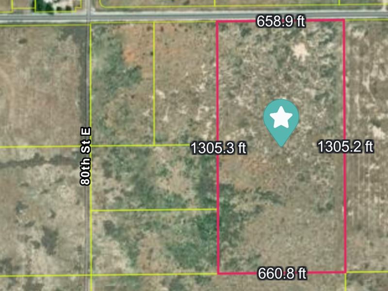20 Acres . E Lancaster. Paved rd : Lancaster : Los Angeles County : California
