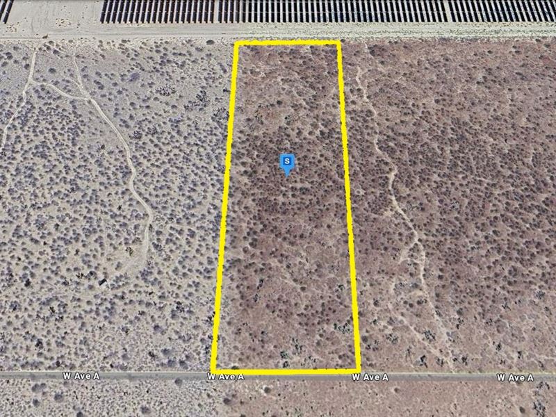 $1,771.20/Mo, Spacious 10 Acre Lot : Rosamond : Kern County : California