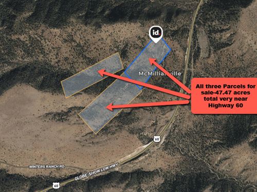 47.47 Acre Patented Mining Claims : Globe : Gila County : Arizona