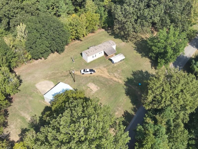 22 Acres with A Home in Grenada Cou : Holcomb : Grenada County : Mississippi