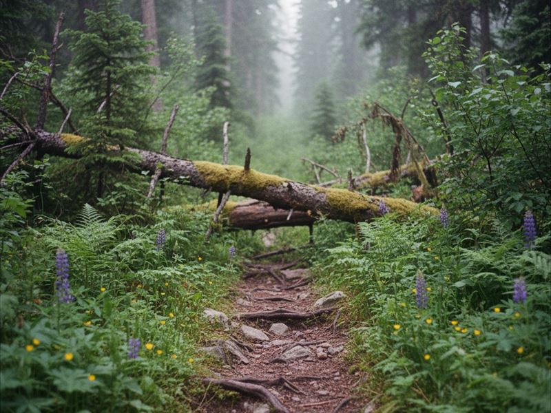 5 Wooded Acres in Flathead County : Kila : Flathead County : Montana