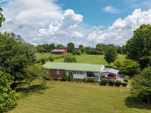 11+/- Ac, Brick Home, Personal Prop : Allons : Overton County : Tennessee