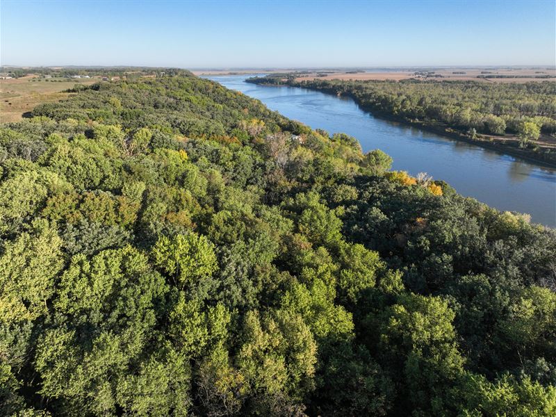 Missouri River Bluff Retreat : Ponca : Dixon County : Nebraska