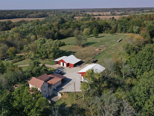 4 Bedroom 2 Bathroom Home on 30 Acr : Montrose : Lee County : Iowa
