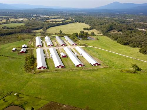 Arkansas Poultry Farm, 8 Mega Hses : Mansfield : Sebastian County : Arkansas