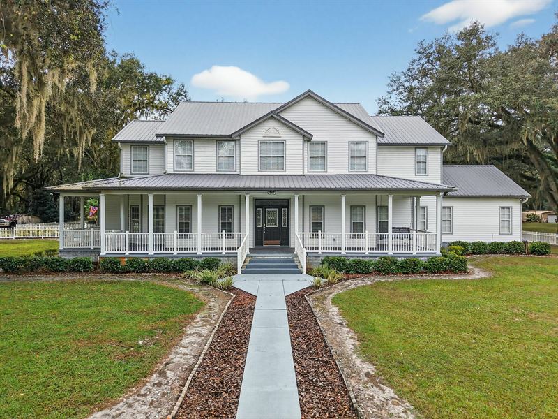 Bushnell Home and Farm : Bushnell : Sumter County : Florida