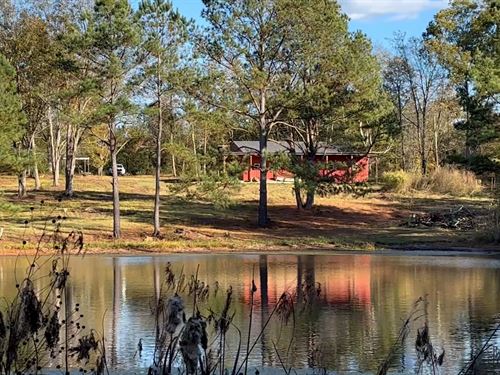 Affordable 24 Acres, Pond, Barn : Letohatchee : Montgomery County : Alabama