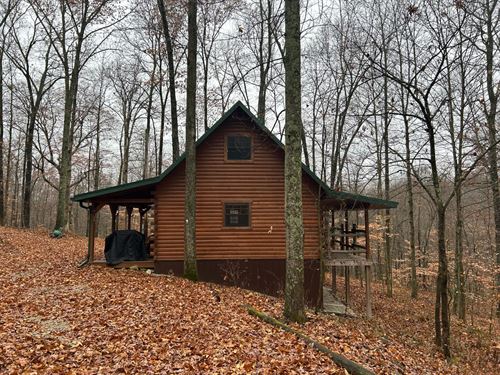 Cabin With 50 Acres For Sale Gre : Bloomfield : Greene County : Indiana