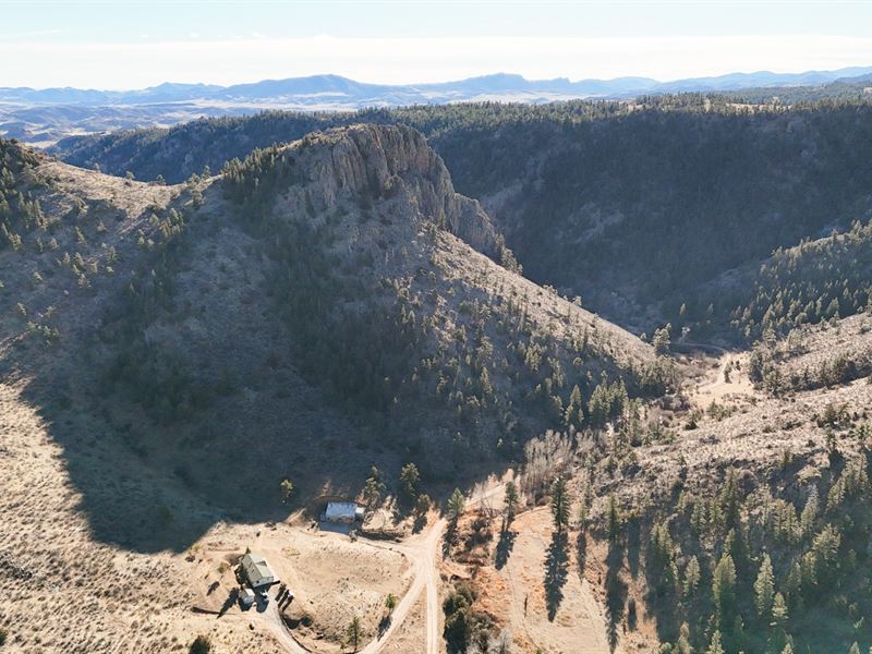 Boxer Ranch Road Home and 35 Acres : Livermore : Larimer County : Colorado