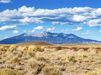40 Acres, Power & Mountain Views : San Luis : Costilla County : Colorado