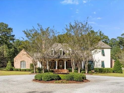 Luxury French Acadian Estate For Sa : Summit : Pike County : Mississippi