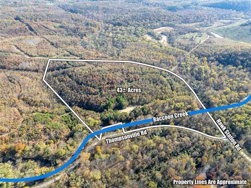 Hawk Station, 43 Acres : Vinton : Ohio