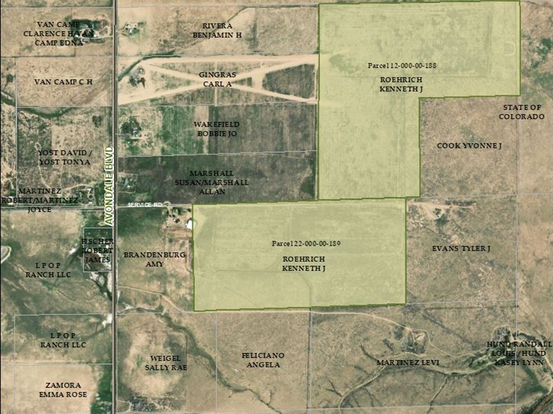 Farm Acreage, Pueblo County, CO : Avondale : Pueblo County : Colorado