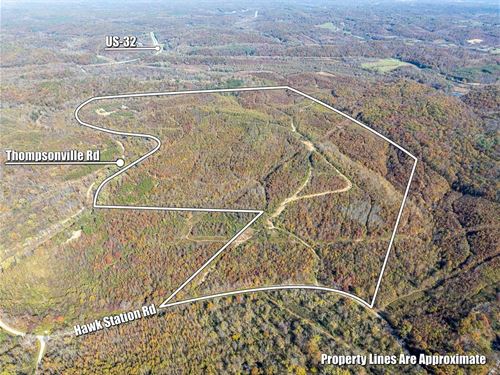 Hawk Station Rd, 268 Acres : Vinton : Ohio