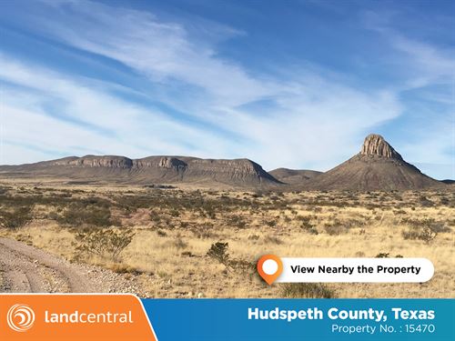 A Beautiful 10.09 Acres in Hudspeth : Hudspeth : Texas