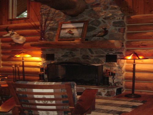 South Branch Log Cabin Get Away : Baldwin : Lake County : Michigan