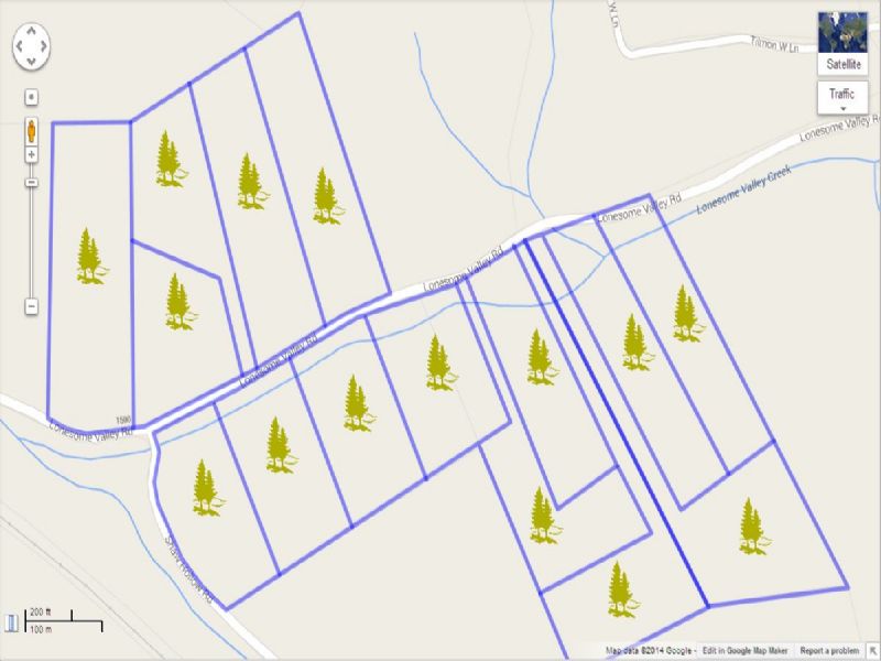 Unrestricted Land Under 200 Monthly : New Tazewell : Claiborne County : Tennessee