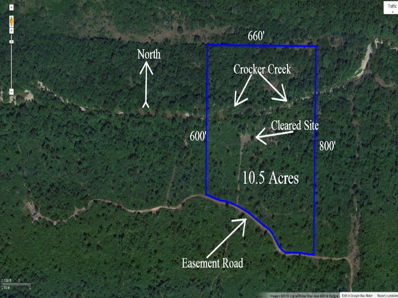 $500 Down, 10 Ac On Crocker Creek : Hartville : Wright County : Missouri