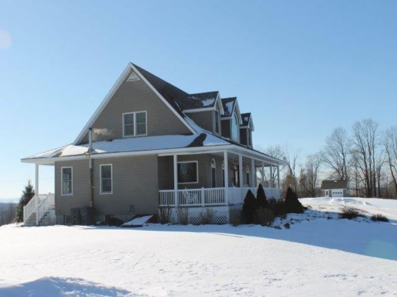 Modern Mountaintop Home W/ Views : Oppenheim : Fulton County : New York