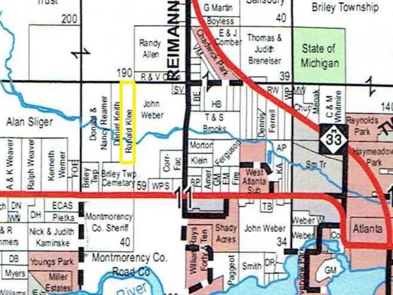 Secluded Hunting Acreage : Atlanta : Montmorency County : Michigan
