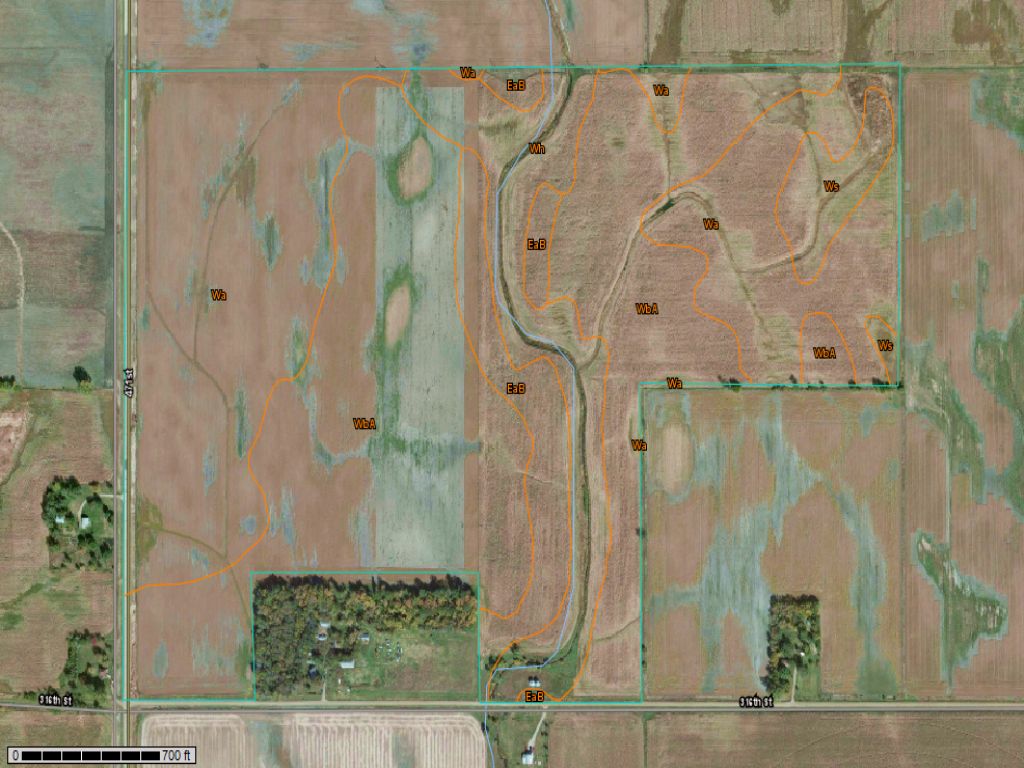 187 Acres, Farmland : Elk Point : Union County : South Dakota