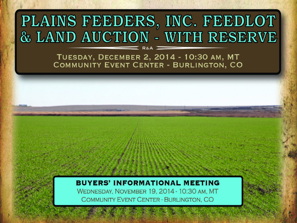 Plains Feeders Auction : Burlington : Kit Carson County : Colorado
