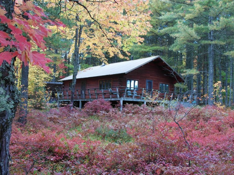 Southwest Pond Log Cabin : Beddington : Washington County : Maine